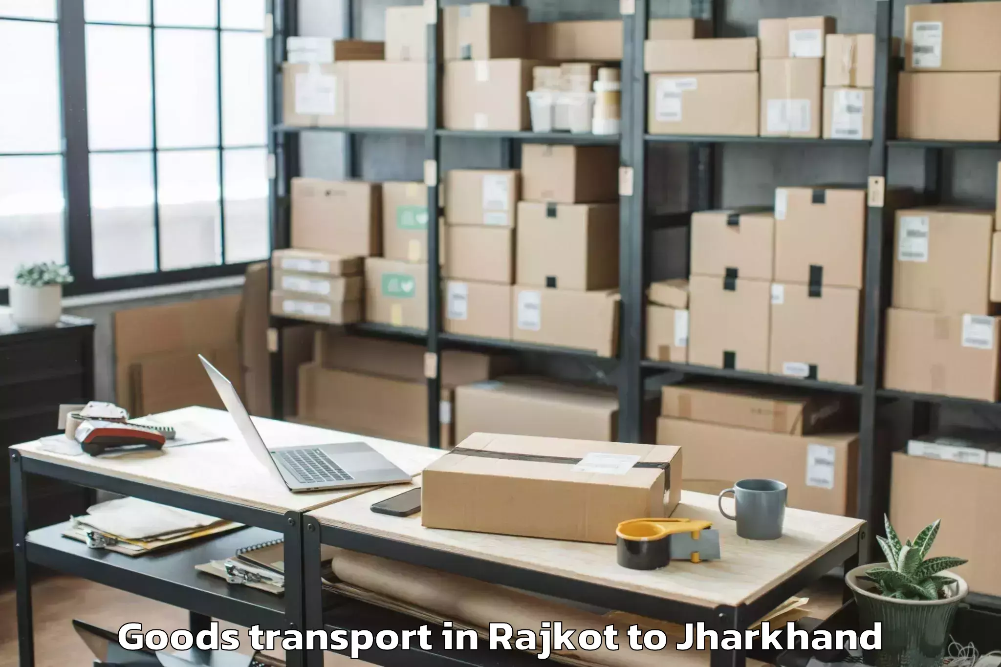 Reliable Rajkot to Kukru Goods Transport